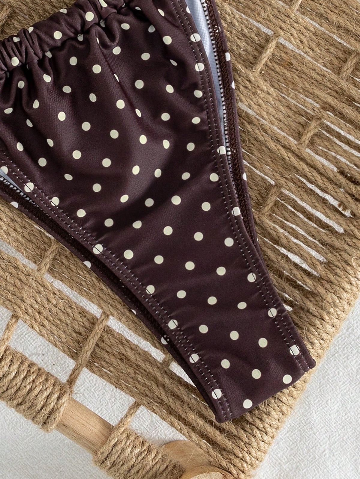 Women's Striped Print Halter Tie Two Pieces Swimsuit, Sexy Fashion Minimalist, Suitable For Young Girls, Beach Vacation, Travel And Dating Summer