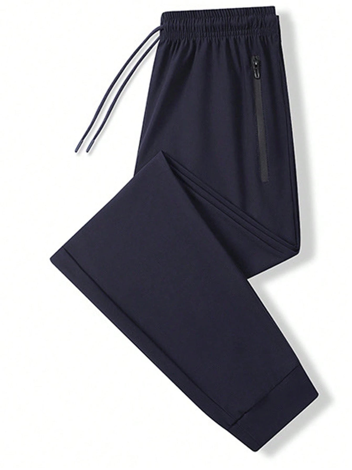 Women's Summer Ice Silk Breathable Running Pants, Quick-Dry Lightweight Sports Pants With Zipper Pockets & Elastic Waistband For Fitness & Jogging Spring