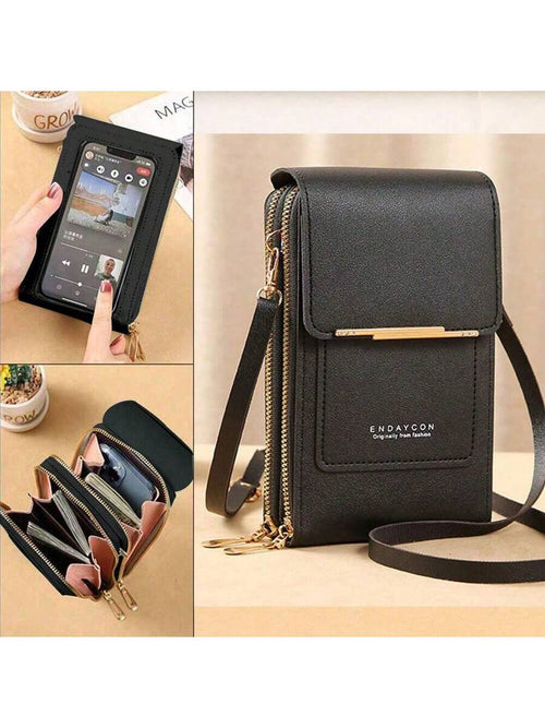 Women's Wallet Touch Screen Mobile Phone Bag Mini Crossbody Bags For Women Bags For Woman Travel Portable Lightweight Durable Stylish For Home