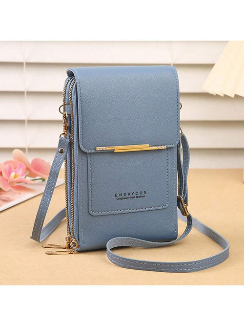 Women Touch Screen Wallet Cell Phone Mini Crossbody Bag Multifunctional Fashionable Wallet With Card Slots And Upright Cell Phone Pocket Phone Pouch Cell Phone Wallet Pouch Women Mini Crossbody Bag Fo