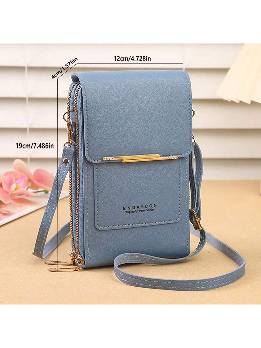 Women Touch Screen Wallet Cell Phone Mini Crossbody Bag Multifunctional Fashionable Wallet With Card Slots And Upright Cell Phone Pocket Phone Pouch Cell Phone Wallet Pouch Women Mini Crossbody Bag Fo