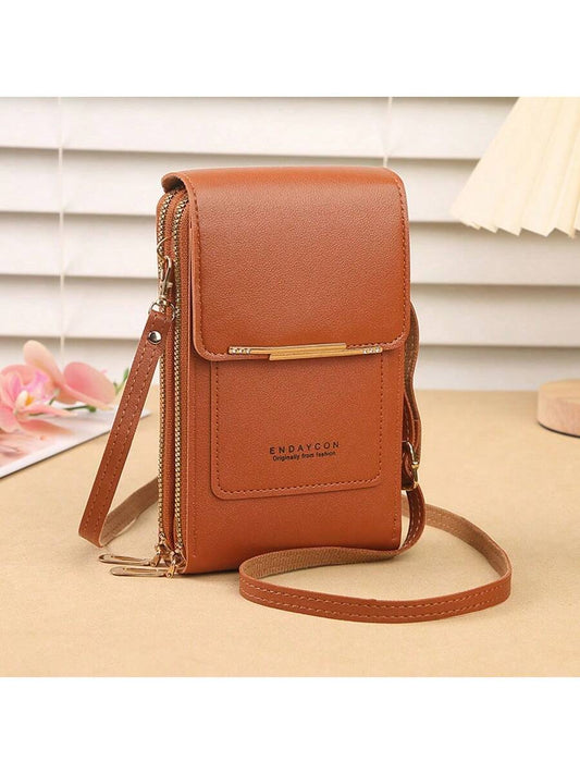 Women Touch Screen Wallet Phone Bag Mini Crossbody Bag Multi-Functional Fashionable Card Holder Vertical Wallet With Phone Pocket For Women Wallet Purse Wallet