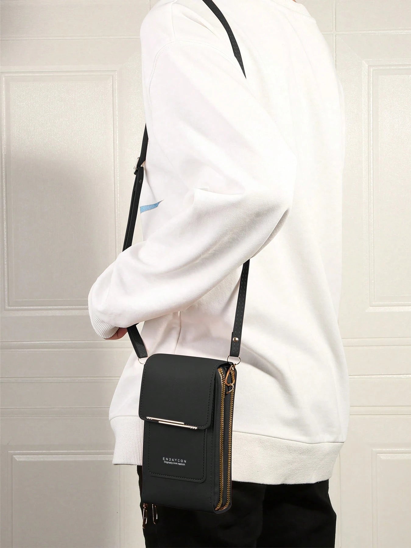 Women Touch Screen Wallet Phone Bag Mini Crossbody Bag Multi-Functional Fashionable Card Holder Vertical Wallet With Phone Pocket For Women Wallet Purse Wallet