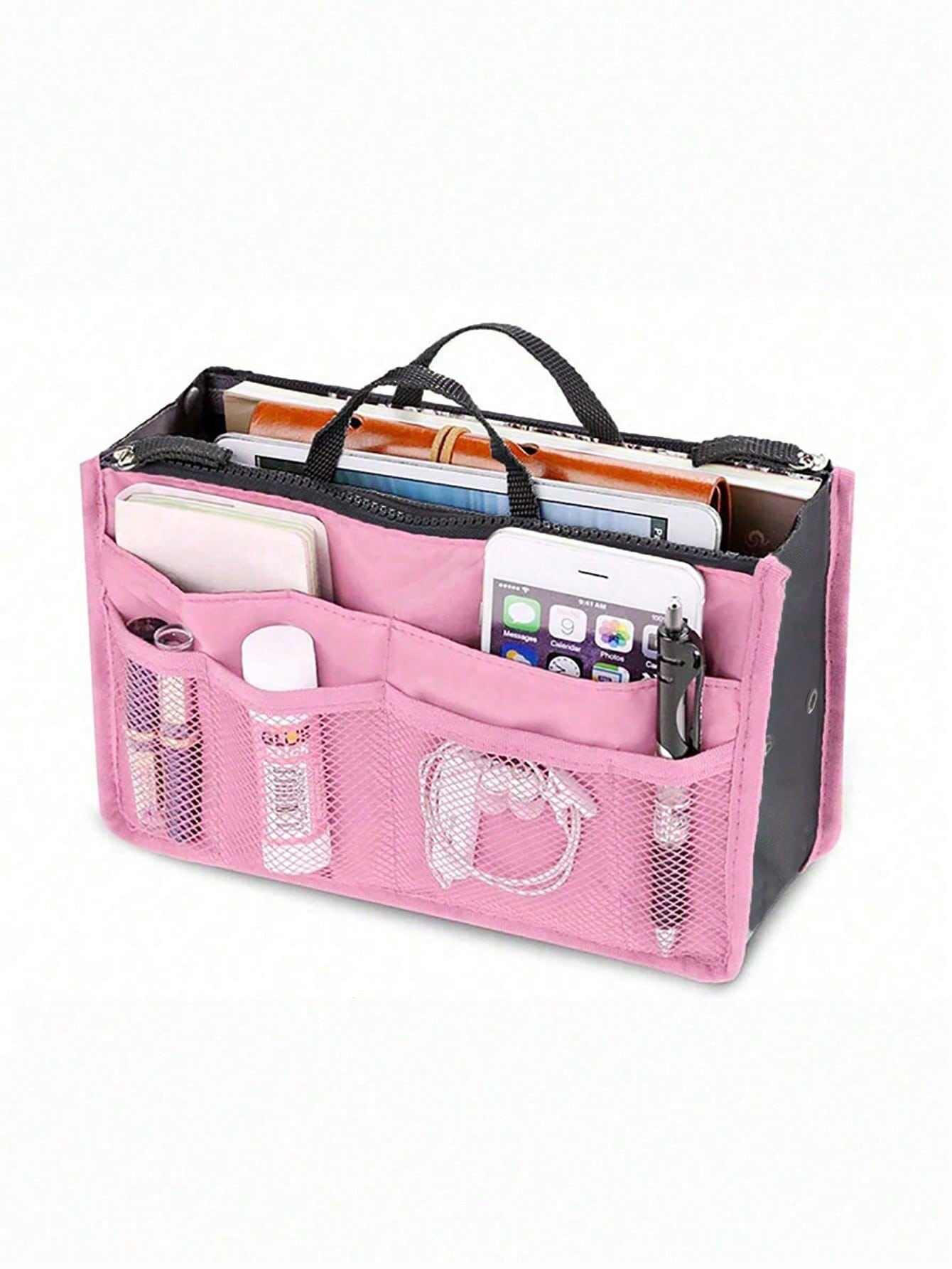 Women Travel Insert Organizer Handbag Purse Large Liner Lady Makeup Cosmetic Bag Female Tote Bag Organiser School Supplies Teacher Gifts Back To School Teacher Accessories