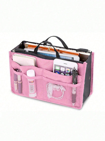 Women Travel Insert Organizer Handbag Purse Large Liner Lady Makeup Cosmetic Bag Female Tote Bag Organiser School Supplies Teacher Gifts Back To School Teacher Accessories