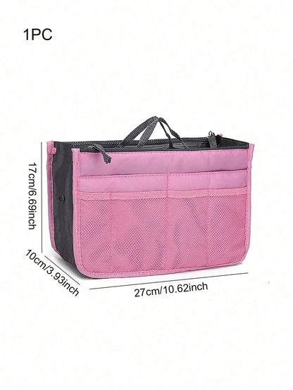 Women Travel Insert Organizer Handbag Purse Large Liner Lady Makeup Cosmetic Bag Female Tote Bag Organiser School Supplies Teacher Gifts Back To School Teacher Accessories