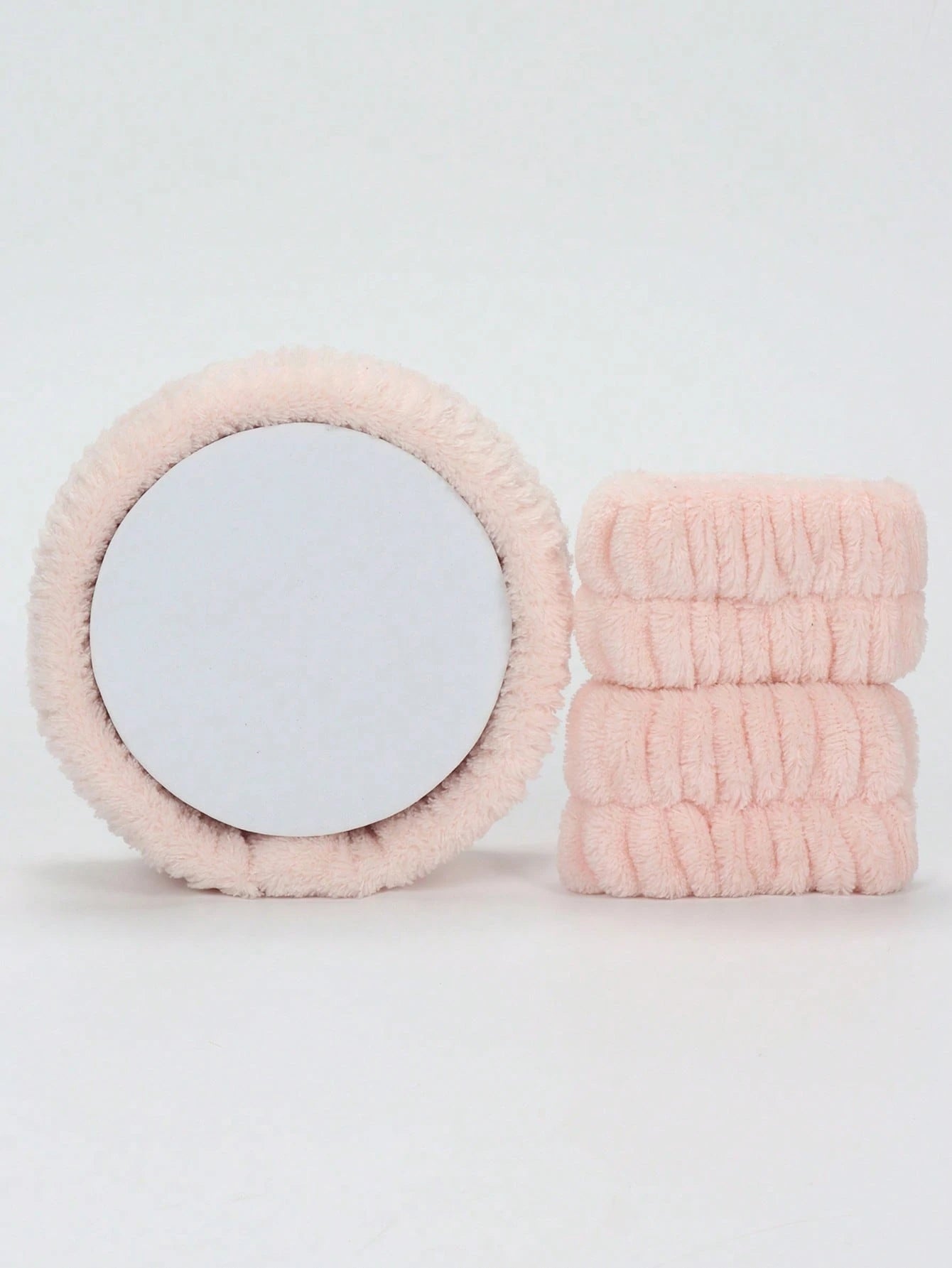 X Milania 3pcs Headband Set, 1pc Headband & 2pcs Wristbands, For Washing Face, Facial Cleansing, Makeup Application, Makeup Removal, Travel, Suitable For All Skin Types