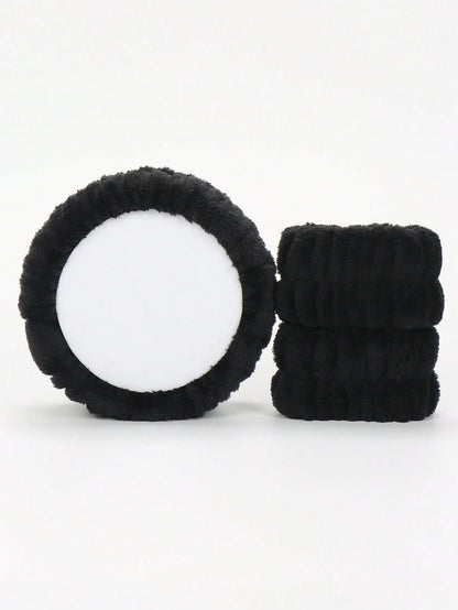 X Milania 3pcs Headband Set, 1pc Headband & 2pcs Wristbands, For Washing Face, Facial Cleansing, Makeup Application, Makeup Removal, Travel, Suitable For All Skin Types