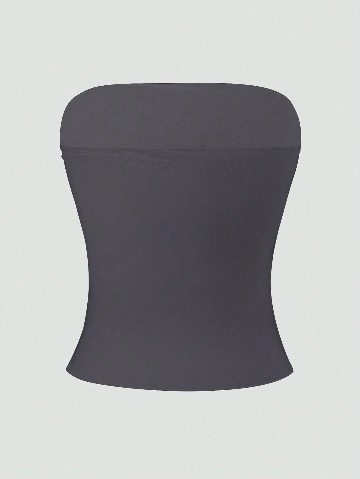 XLLAIS Sexy Strapless Cropped Tank Top, Fashionable Solid Color Elastic Fitted Yoga Bandeau Bra Casual Summer