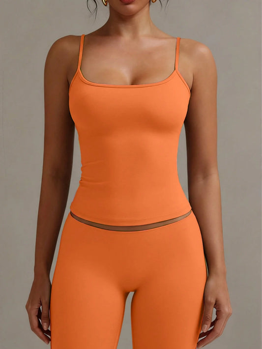 XLLAIS Women's Sexy Backless Solid Color Elastic Casual Camisole Summer