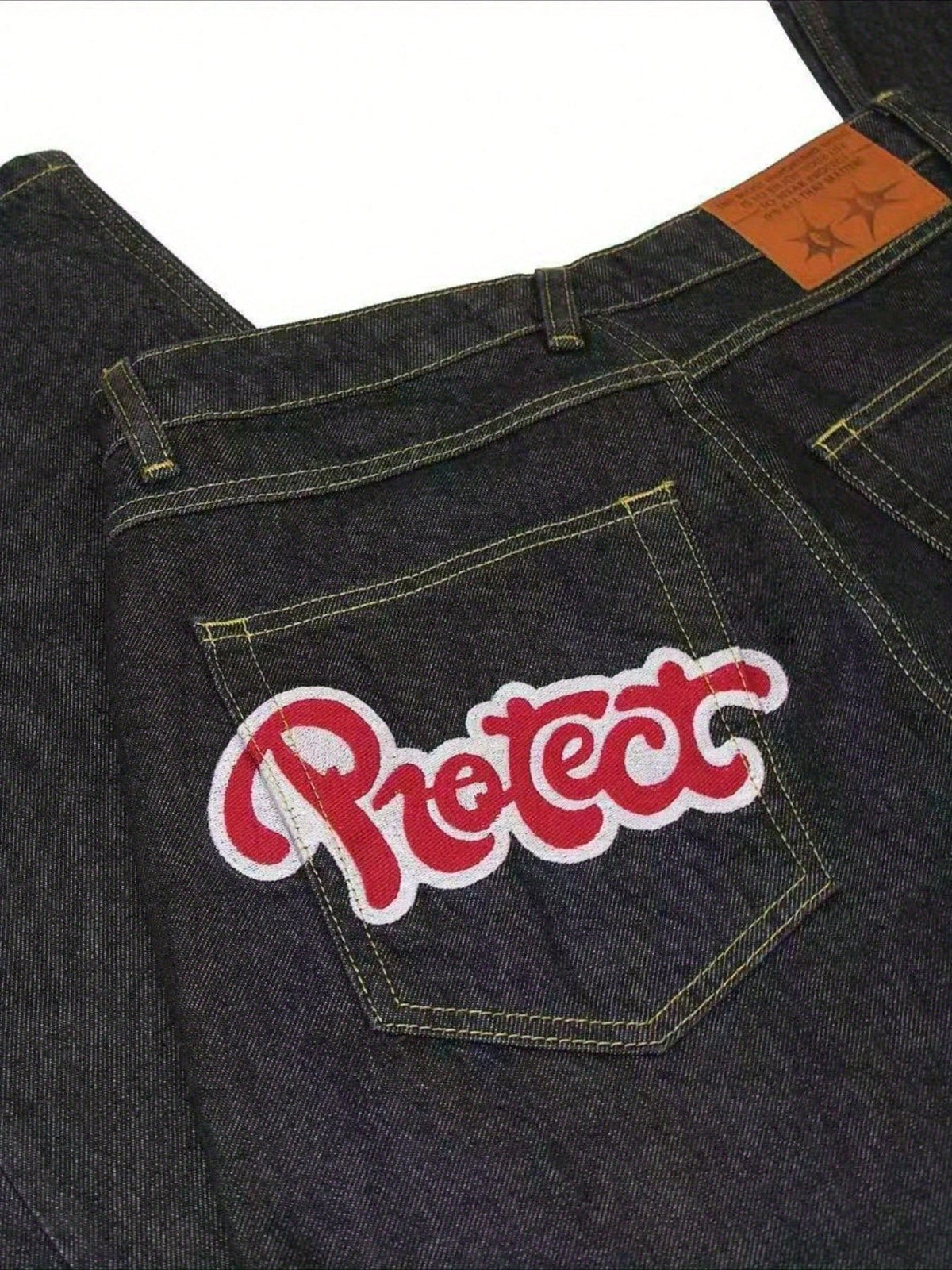 Y2K Jeans Men Hip Hop Gothic Street New Rock Clothing Jeans Women Pants Harajuku Casual Black Denim Trousers Streetwear