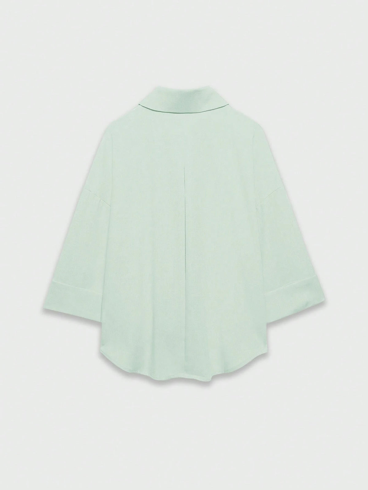 YROOE Women's Casual Versatile Blouse, Minimalist/Business Casual/Daily Commute/Simple Elegant, Fashion Casual Turndown Collar Wide Sleeve Shirt, Spring/Summer/Autumn/Winter
