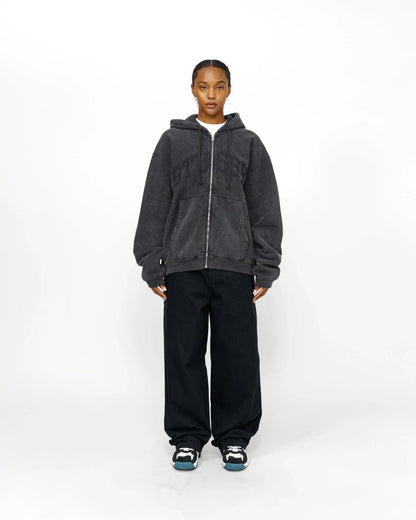 ZIP HOODIE FADED GRAPHIC - Four Street
