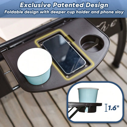 ZZW 3 Seat Outdoor Porch Patio Swing With Stand 800lbs 2-In-1 Convertible Swing Bed With Adjustable Canopy & Removable Cushion For Yard Garden Deck